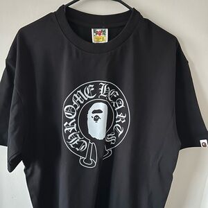 Chrome Hearts Black Tee with White Graphic